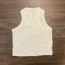 Rag & Bone / JEAN High Neck Tank Top in Ivory Size XS!