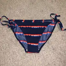 Gap swimsuit blue with red bikini bottoms, XS, NEW