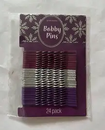 Bobby pins colorful 24 pack