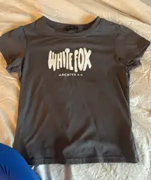 White Fox Too Boutique Baby Tee