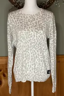 Calvin Klein Animal Print Sweater, Sz. S.