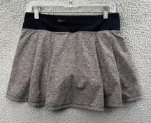 Lululemon Pace Rival Skirt Skort Gray Athletic Tennis Golf Women's 6 Tall