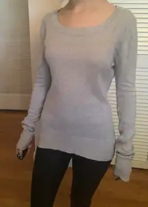 Grey long sleeve shirt