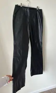 wilson's leather Wilson Leather 100% Leather Bootcut Pants 4