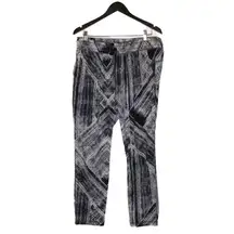 Lululemon Women's Namaskar Straight Leg Full Length Pant Heat Wave White Black 8