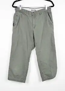 Columbia Cropped Outdoor Pants‎ Green Sz 10