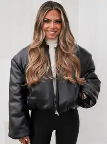 Bold Blend Leather Jacket 