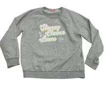 STONEY CLOVER LANE Women’s Gray Logo Sweatshirt Size Large