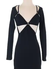 Iron Fist iHeart Black Cutout Bodycon Dress