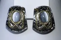 Vintage MX Signature Clip‎ on Earrings