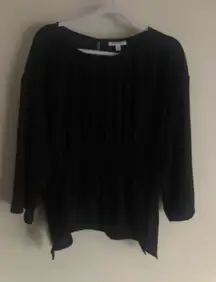 Prologue Quarter Sleeve black top sz Large