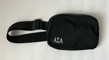 Handmade Alpha Sigma Alpha Crossbody Bag