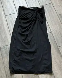 Cider Black Pencil Skirt