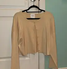 Yellow Le Lis Cardigan 