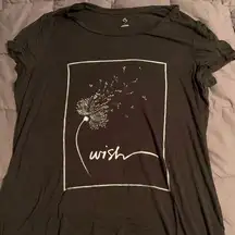 Black “Wish” top