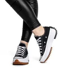 CONVERSE WOMENS PLATFORM HIKE STAR RUN LOW TOP SNEAKER women’s 9 mens 7.5 NWOB