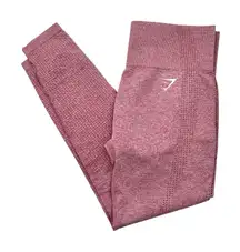 Gymshark Pink Berry Marl Vital Seamless Leggings