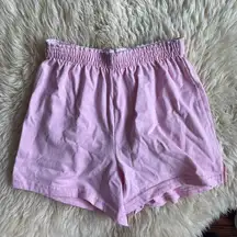 Y2K pink Soffe shorts cotton 2000s cheerleading shorts