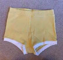 Yellow  Pajama Shorts