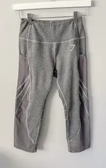 Gymshark Cropped Grey Leggings