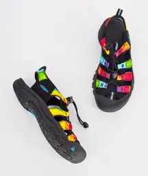 KEEN Newport Retro Hiking Sandals Original Tie Dye Washable Quick Dry Women's 8