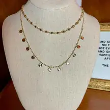 Pretty Bird 🎀 Gold Plated 18inch Layering Necklaces- Set of 2 - NWT