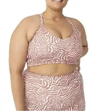 Cotton On Curve Plus Size Sports Bra Summer Vestlette 18 Dense Wave Bake Clay