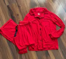 Gillian and OMalley Modal Tuxedo Men’s Style Pajama Set Button Down