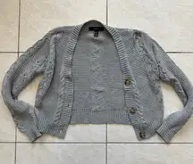 Forever 21 Grey Cardigan Sweater