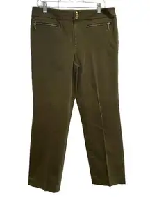 Ralph Lauren Olive Green Wide Leg Pants Petite