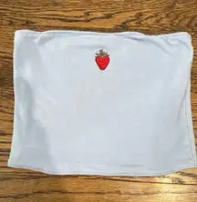 Blue Hollister tube top