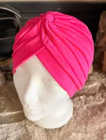Source Unknown Fuchsia Turban Hat