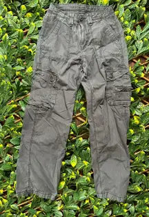American Eagle Gray Cargo Baggy Jogger Size 2
