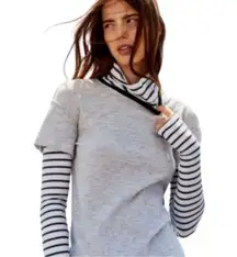 We The Free (FP) TwoFer Layered Look Turtleneck W/Thumb holes Sz S-VGUC