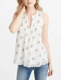 Abercrombie and Fitch Ruffle Shell blouse tank top