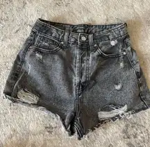 Wild Fable Jean Shorts Black High-Waisted