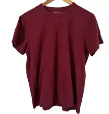 American Giant Eggplant Cotton Crewneck Short Sleeve T-Shirt Women’s Size Large