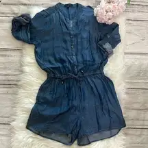 Haute Mondale Soft Demin Romper Size Large