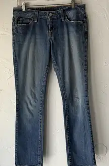 Lucky Brand Jeans‎ Y2k Vtg 28 Blue Lola Straight Short Stretch Bootcut Lowrise