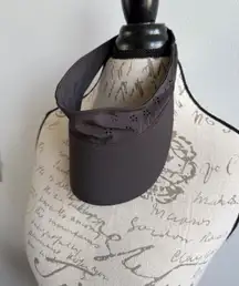 Lululemon Women's Black Lightweight Adjustable Visor Hat Sun Sportswear