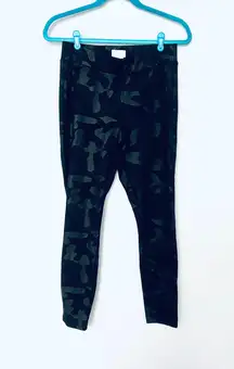 Black Gray Camo Leggings Pants