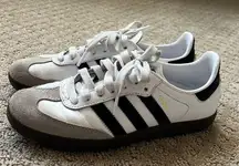 Sambas OG Classic White Black Grey Women's Size 6.5 Excellent Condition