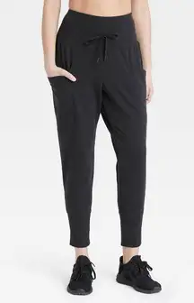 Women's High-Rise Ribbed Jogger Pants 25.5"
