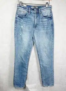 Joe’s Jeans High Rise Straight Ankle Size 25 Blue Denim Jeans