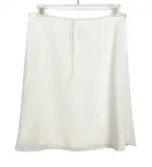 Princess Polly Ivory A-Line Midi Skirt Size 6