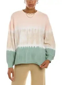 Rails Sweatshirt Women XS Orange Green Reeves Sherbert Tie Dye Athleisure Retro