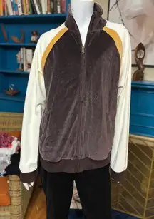 Vintage D.A.C. Athletic Club Jacket Size M Brown White