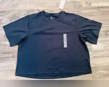 All In Motion T Shirt Women’s XXL Short Sleeve Boxy Fit Cropped length NWT #111