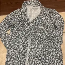 Womens Tommy John gray white black Patterned Pajama Top and bottom set