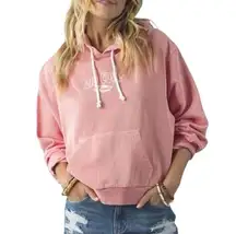 Rip Curl Sun Drenched Pullover Hoodie Surf Pink Size Medium
